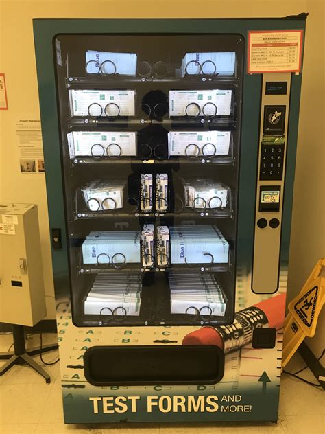 My school has a scantron vending machine : r/mildlyinteresting