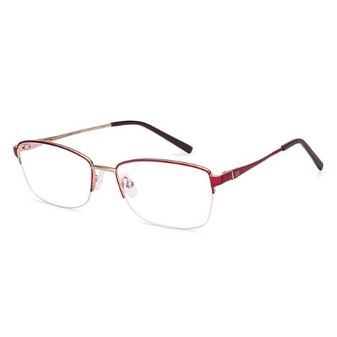 Buy Red Half Rim Cat Eye Vincent Chase Lenskart Half Rim VC E13393 ...