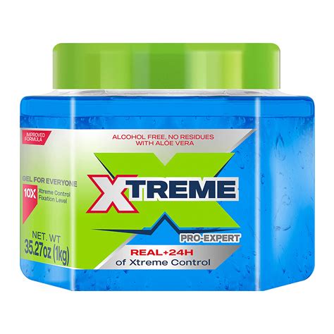Amazon.com : Xtreme Pro-Expert Blue Styling Hair Gel, 24-Hours Xtreme ...