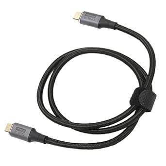 USB4 Data Cable, HD 8K 60HZ Type C Data Cable Space Grey for Laptops ...