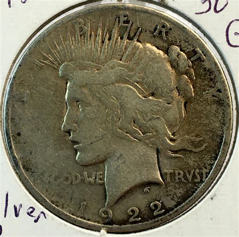 Lot - 1922 US $1 Peace Silver Dollar