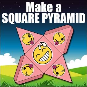 Image result for How to Make Square Pyramid Witth Net