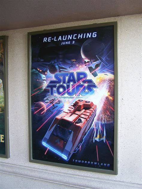 DISNEY PARK ATTRACTION POSTERS: DISNEYLAND'S NEW GENERATION III STAR TOURS POSTER DEBUTS!!!!