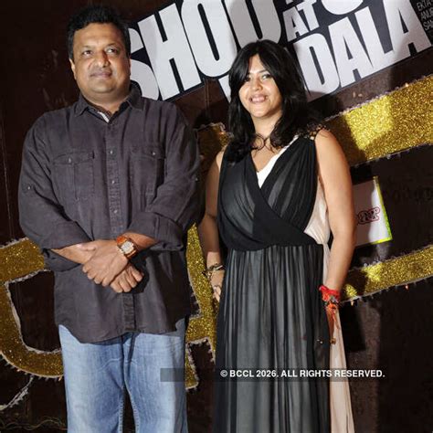 Anu Malik, Sanjay Gupta, Priyanka Chopra and Ekta Kapoor pose together ...