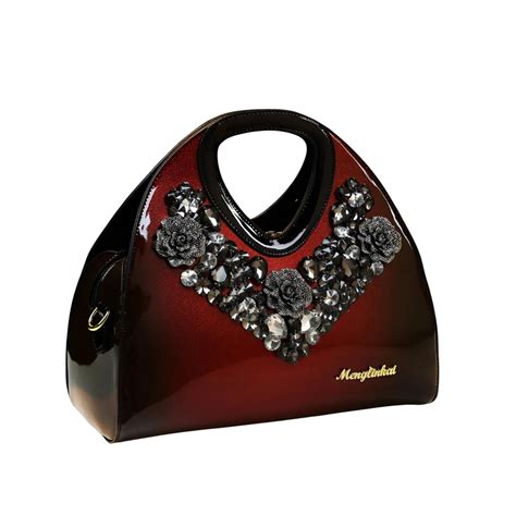SYGA Women's Gradient Dumpling Bag – Soft Diamond-Embellished Handbag ...
