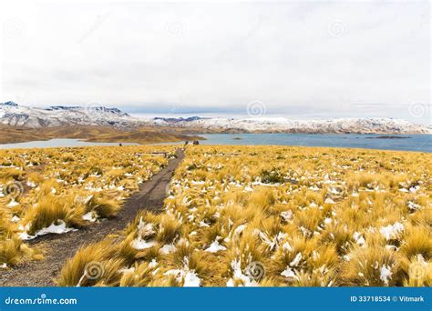 Road Cusco- Puno,Lake Titicaca, Peru,South America. Sacred Valley of ...