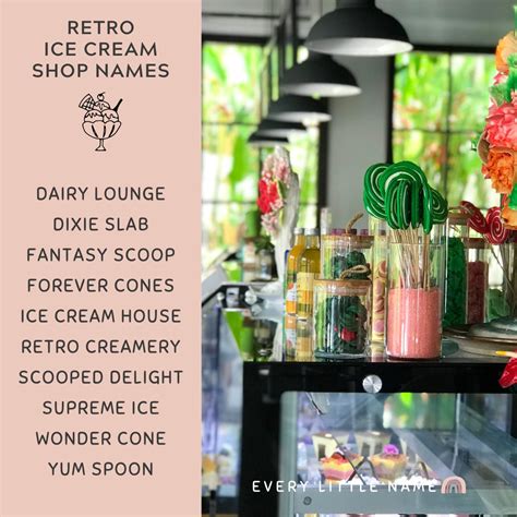 210 Best Ice Cream Shop Names (Cute, Funny, and Retro) - Every Little Name