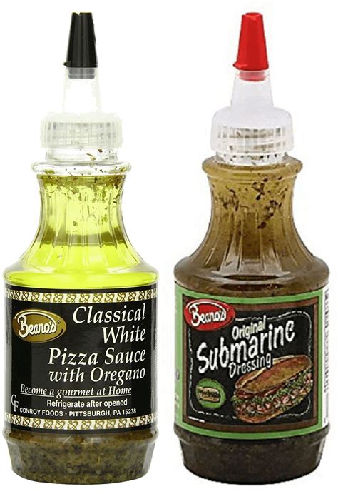 Beano's Classical White Pizza Sauce & Sub Dressing Variety 2-Pack, 8 fl ...