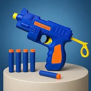 Toy Imagine Blaze Storm Hot Fire Soft Bullet Gun Toy for Kids with 5 ...