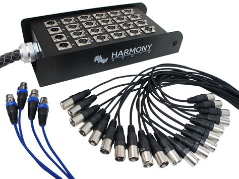 Buy Harmony Audio HA-SB2425 Pro Stage XLR Snake Cable Box 24 Channel ...