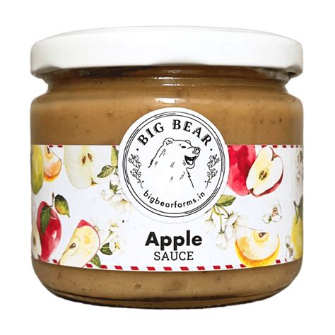 Apple Sauce 350g – Big Bear Farms