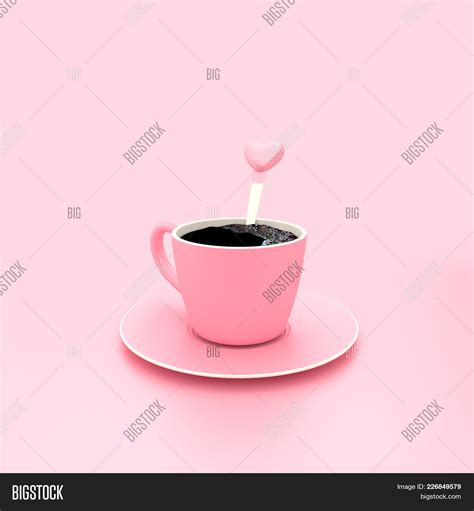 Coffee Pink Cup On Image & Photo (Free Trial) | Bigstock