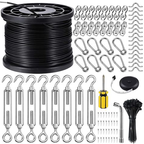 Buy BLIKA Globe String Light Suspension Kit, Outdoor Light Guide Wire ...