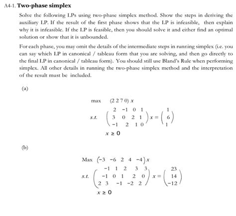 Image result for Two-Phase Simplex Method
