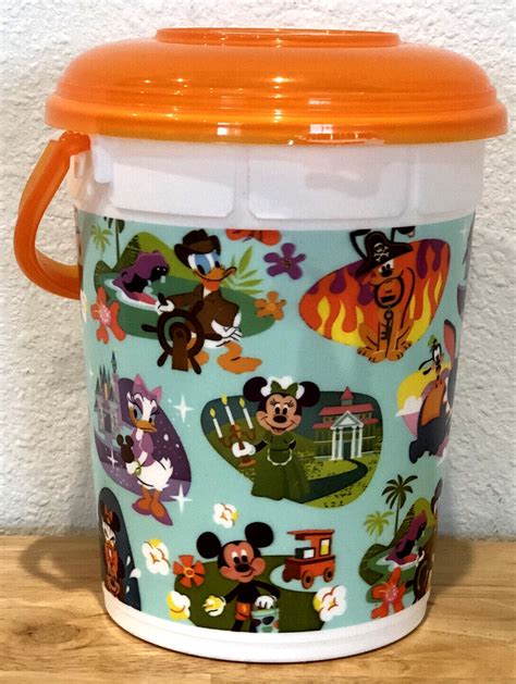 DISNEY WORLD RETRO SPLASH MOUNTAIN HAUNTED MANSION MICKEY MOUSE POPCORN ...