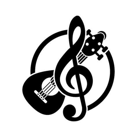 Vorlage für eine vektorische Illustration des Harp-Logos | Premium Vektor