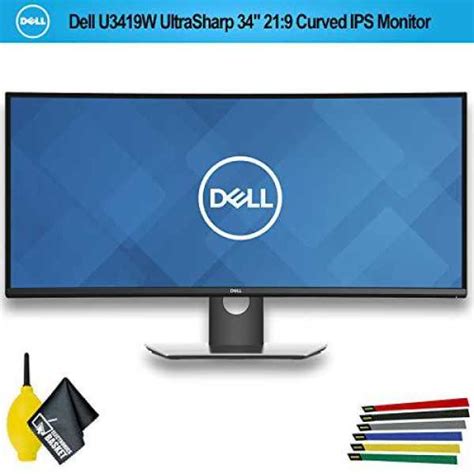 Dell U3419W UltraSharp 34 Inches Monitor Monitor(with Wire Straps, Dust ...