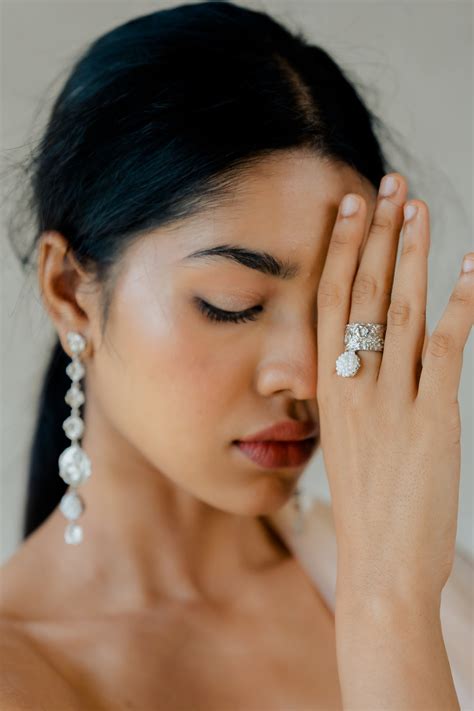 Buy Chaand Pe Daag Ring Silver Online - Ciceroni