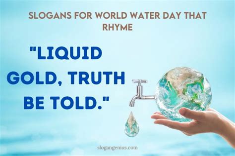 200+ Slogans for World Water Day (Save Water)