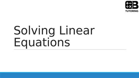 Image result for Solving Linear Functions