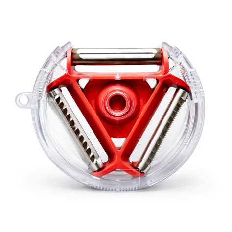 Buy 3-in-1 Vegetable Peeler for Kitchen – Stainless Steel Rotary Blades ...