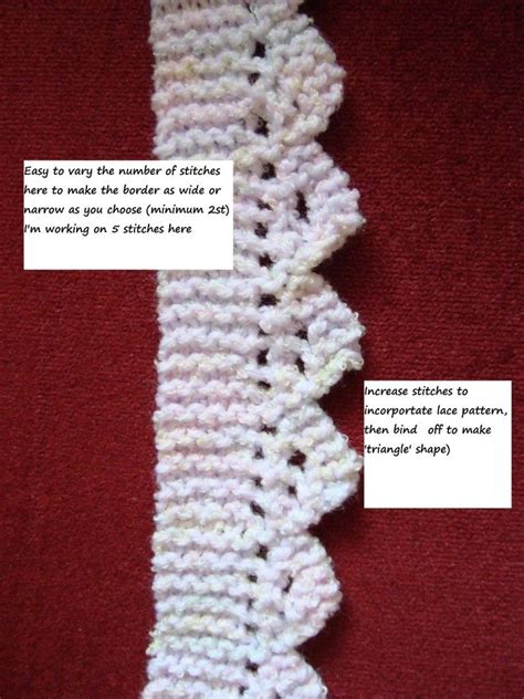 Image result for Knitted Edge Patterns