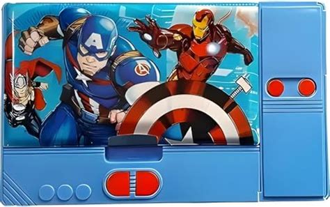 YBN Plastic Big Size Multifunction Super Hero Theme Jumbo Pencil Box ...