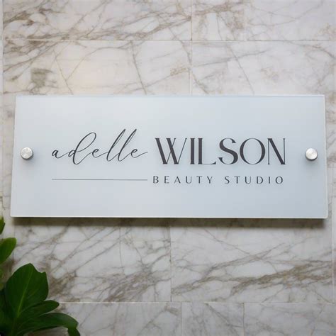 Logo On Acrylic Sign