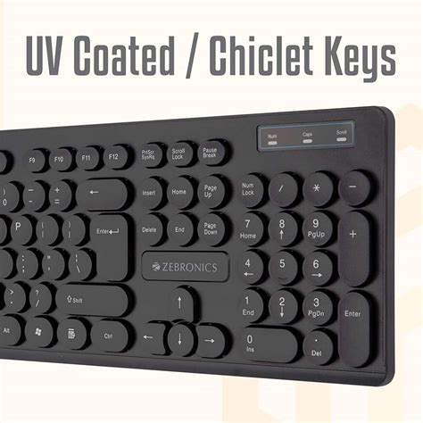 ZEBRONICS K24 Wired USB Desktop Keyboard Price in India - Buy ZEBRONICS ...