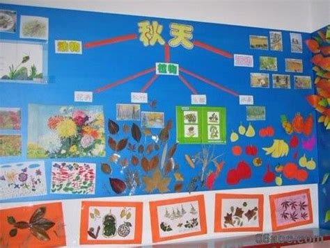 幼儿园环境布置：秋天墙面布置-幼儿园主题墙-图片- 资源下载 - 浙江学前教育网