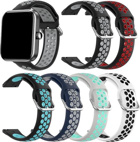 Amazon.com: 6-Pack Bands Compatible with SKG V7&V7 Pro Smart Watch Band ...