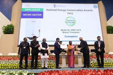 President of India confers Crompton with National Energy Conservation ...
