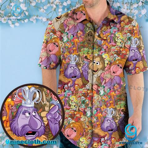 [Free Shipping + 20% Off] Fraggle Rock Cast Hawaiian Shirt - 9ninecloth