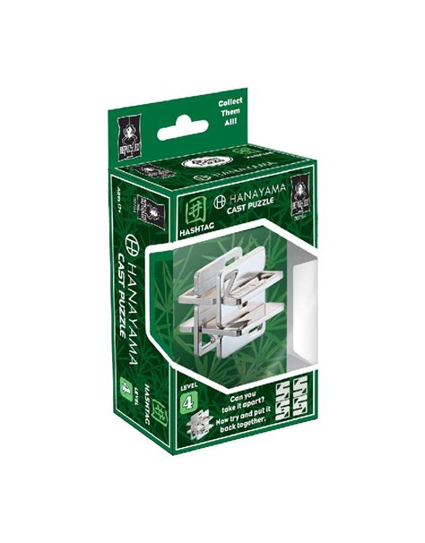 Hanayama Puzzle: Hashtag Lvl 4 - Game Night Games