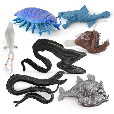 Mini Incredible Sea Creatures Toys For Kids Deep Ocean Animals ...