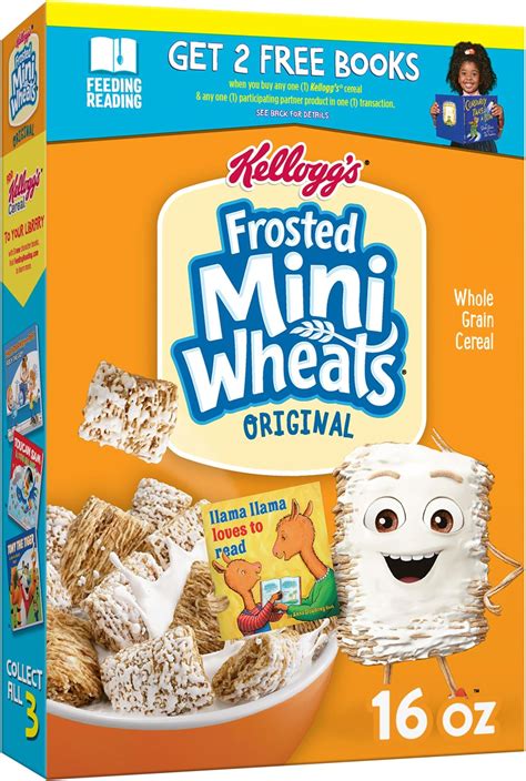 Amazon.com: Kellogg's Frosted Mini-Wheats Breakfast Cereal, Kids Cereal ...