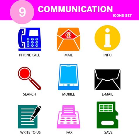 Communication Icon Set 的图像结果