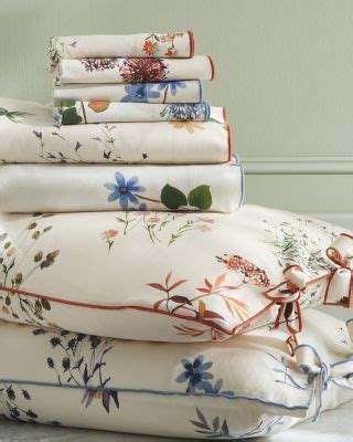 Sienna Floral Relaxed Organic-Cotton Sateen Sheet Set | Garnet Hill