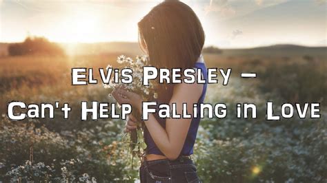 Elvis Presley - Can't Help Falling in Love [Acoustic Cover.Lyrics ...