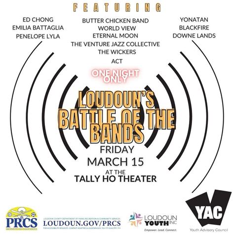 Battle of the Bands- the FINAL BATTLE at Tally Ho!, Tally Ho Theater ...