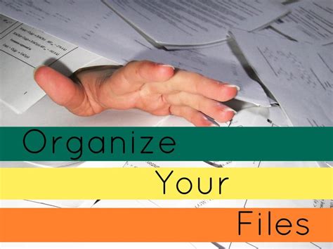 Image result for How to Organize Files