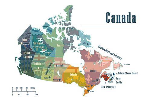 Political Map Of Canada Provinces StepMap