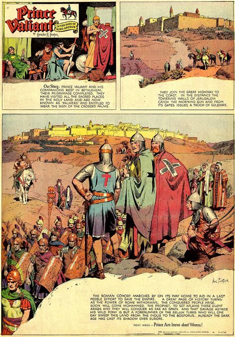 EL PRINCIPE VALIENTE POR HAROLD FOSTER | Comic art, Cartoon ...