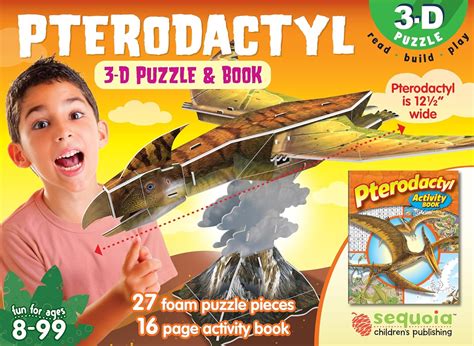 Buy Pterodactyl 3-D Puzzle and Book: 3D Puzzle and Book Book Online at ...