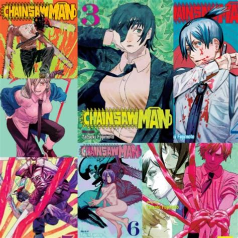 English Comic Chainsaw Man Manga Volume 1 6 Full Set English | Etsy New ...