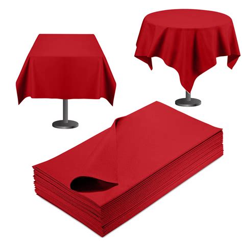 Amazon.com: Servietto Disposable Tablecloth for Square Or Round Table ...
