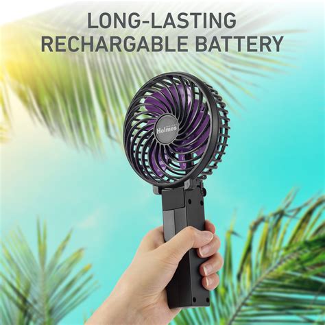 Personal Fans: Holmes 4” On-The-Go Personal Fan with Clip – 3 Speed ...