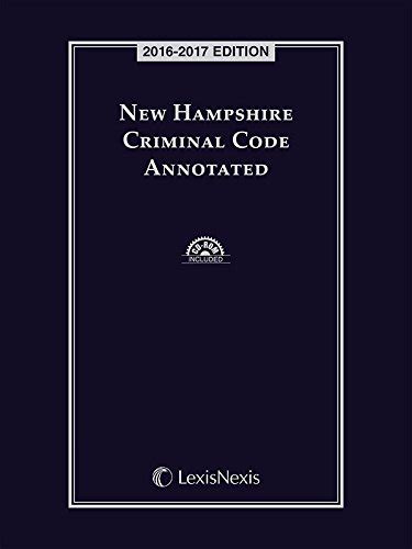 Amazon.in: Buy New Hampshire Criminal Code, 2016-2017 Edition Book ...