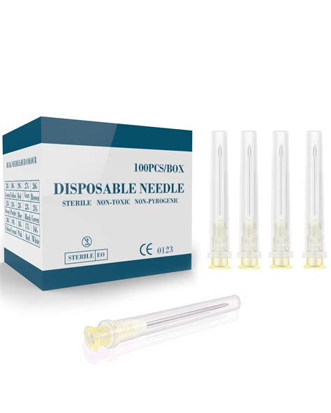 Buy 100 Pcs 20G 1 Inch Disposable Needle , Luer Lock Individual Package ...