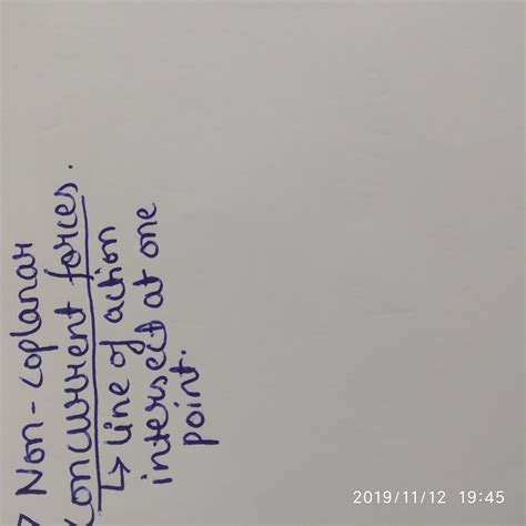 [Best Answer] The forces which meet at one point but their lines of ...